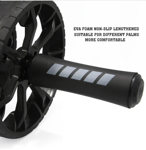 Silent Dual-Wheel Ab Roller for Core Training Equipment
