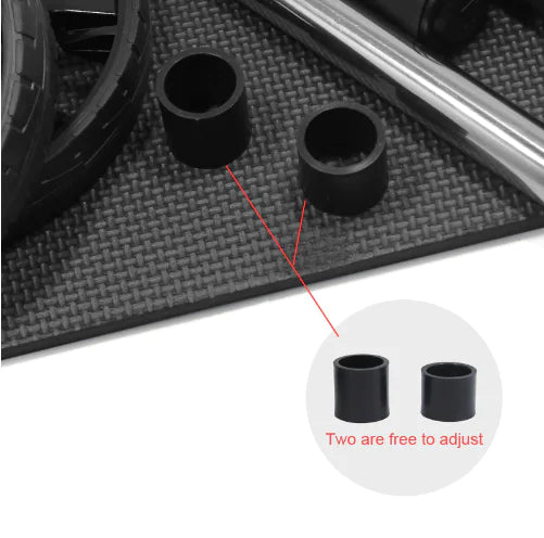 Silent Dual-Wheel Ab Roller for Core Training Equipment