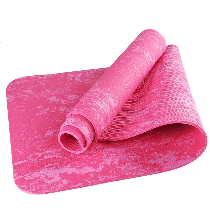 Camouflage Yoga Mat TPE Thick Non-Slip for Beginners
