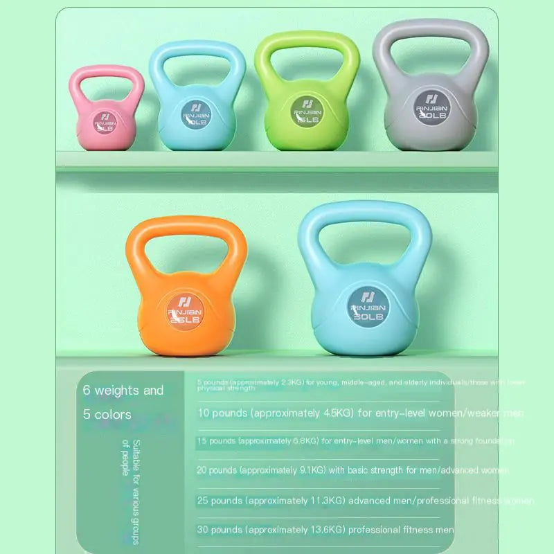 Kettlebell for Home Fitness - Women's and Men's Use